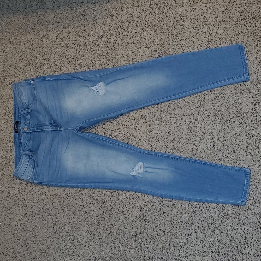 d. jeans Distressed Stretch Skinny jeans
